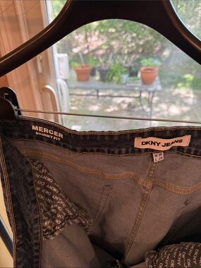 DKNY Jeans Light Blue Denim Straight Leg